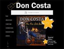 Tablet Screenshot of doncosta.com.au